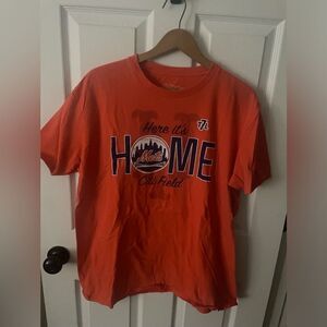 New York Mets The 7 Line Men’s Orange Citi Field Home Shirt Size XL